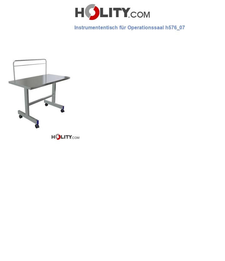 Instrumententisch für Operationssaal h576_07