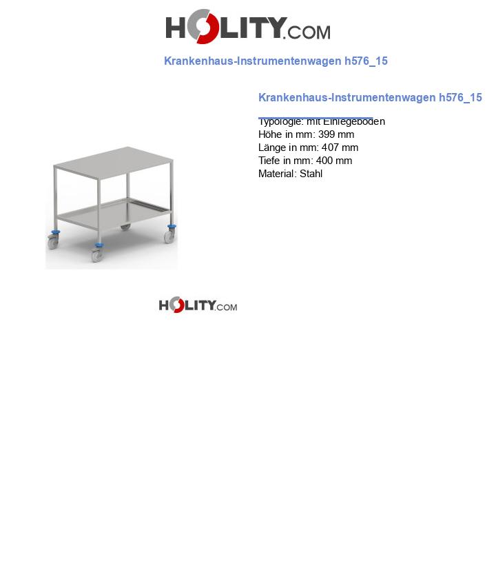 Krankenhaus-Instrumentenwagen h576_15