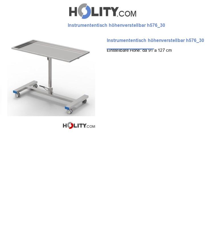 Instrumententisch höhenverstellbar h576_30