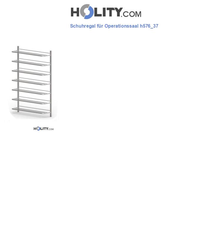 Schuhregal für Operationssaal h576_37