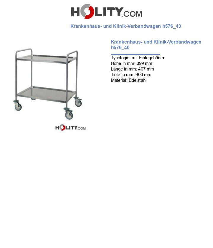Krankenhaus- und Klinik-Verbandwagen h576_40