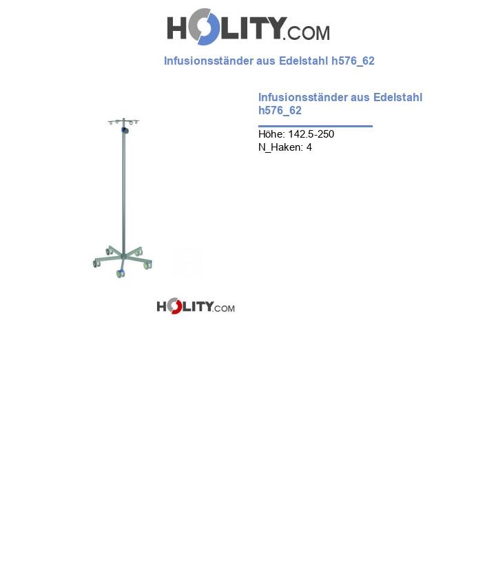 Infusionsständer aus Edelstahl h576_62