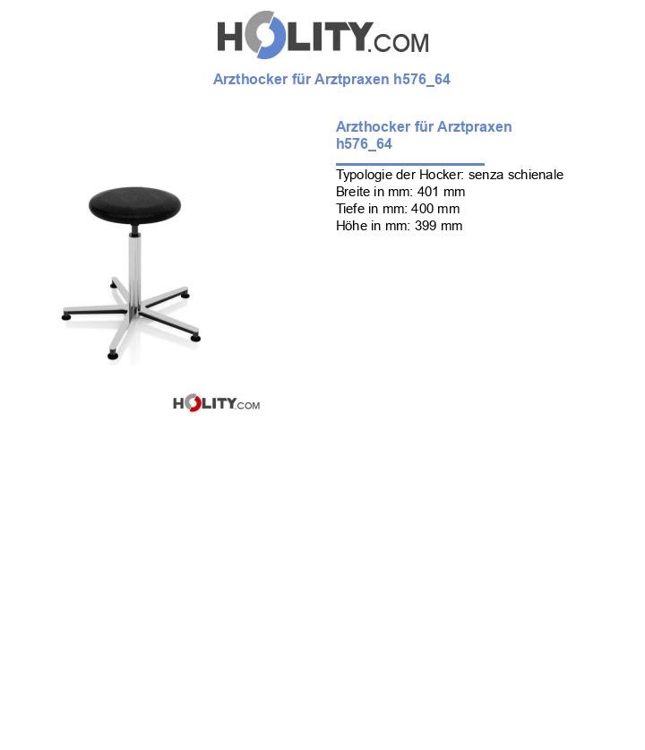 Arzthocker für Arztpraxen h576_64