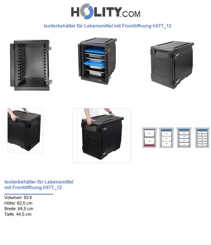 Isolierbehälter für Lebensmittel mit Frontöffnung h577_12