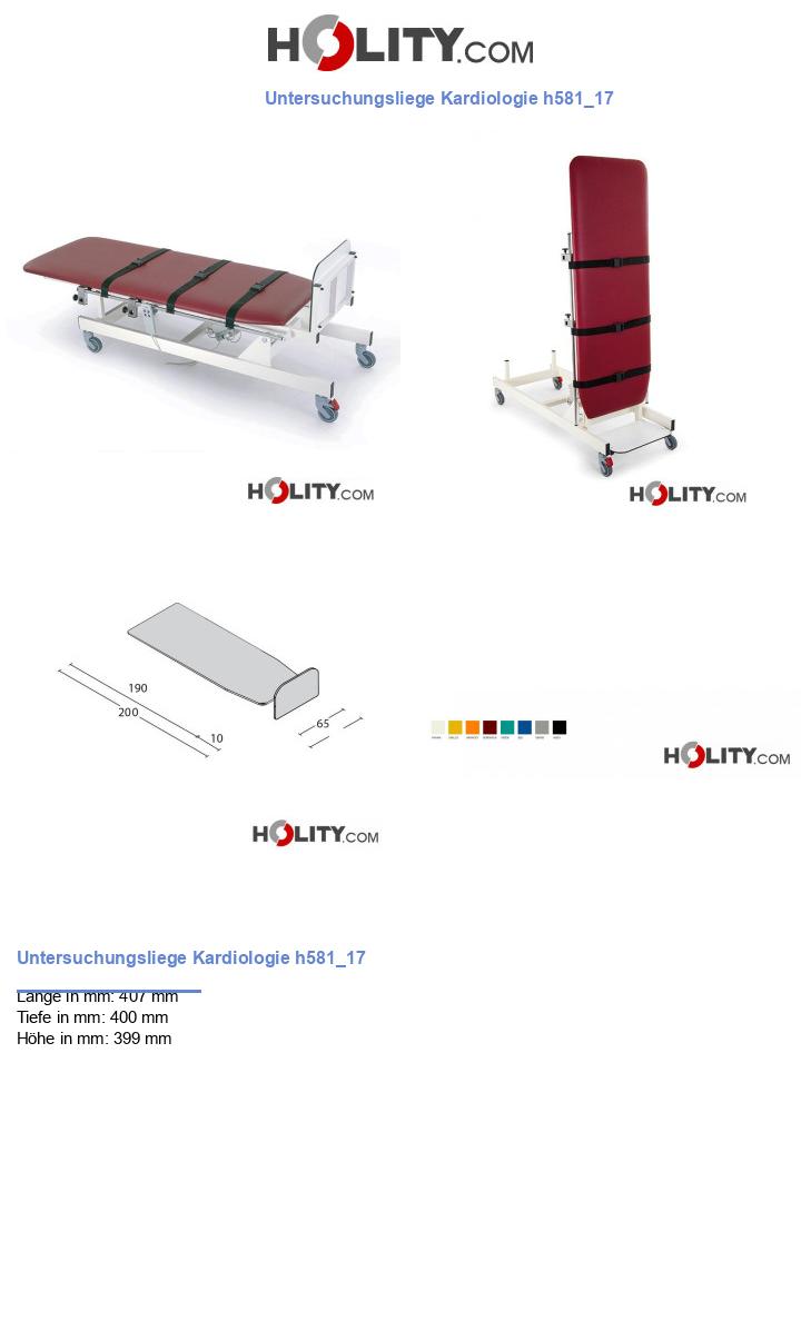 Untersuchungsliege Kardiologie h581_17