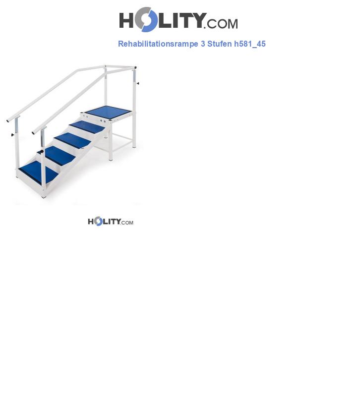 Rehabilitationsrampe 3 Stufen h581_45