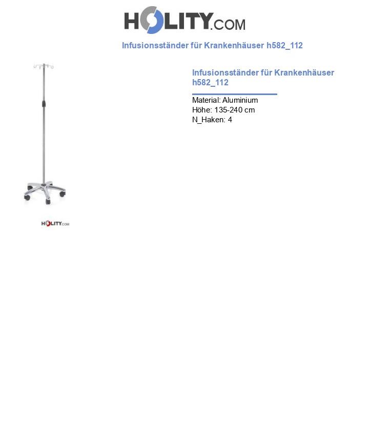 Infusionsständer für Krankenhäuser h582_112