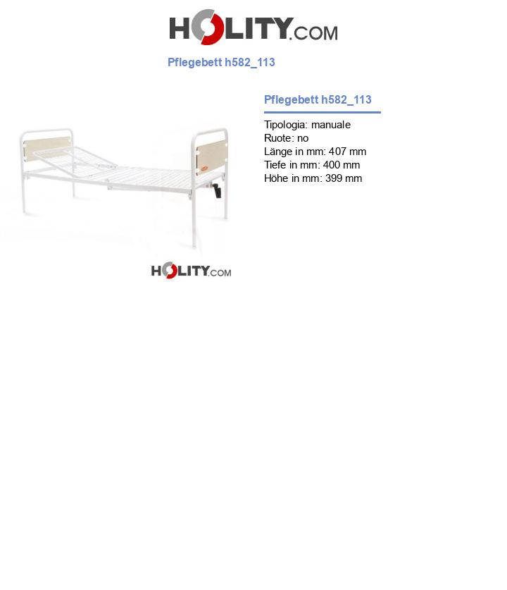 Pflegebett h582_113