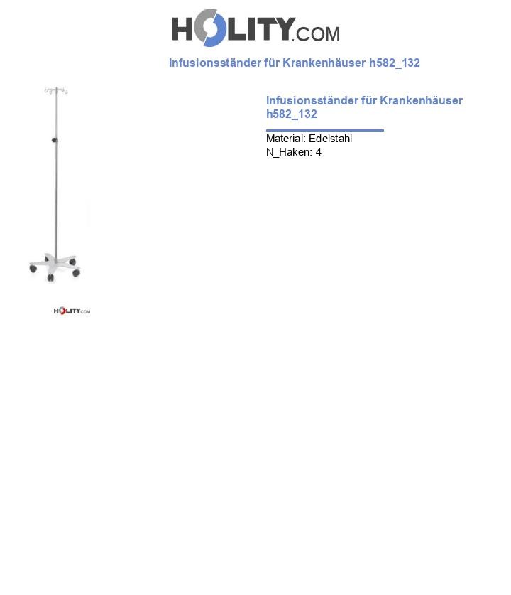 Infusionsständer für Krankenhäuser h582_132
