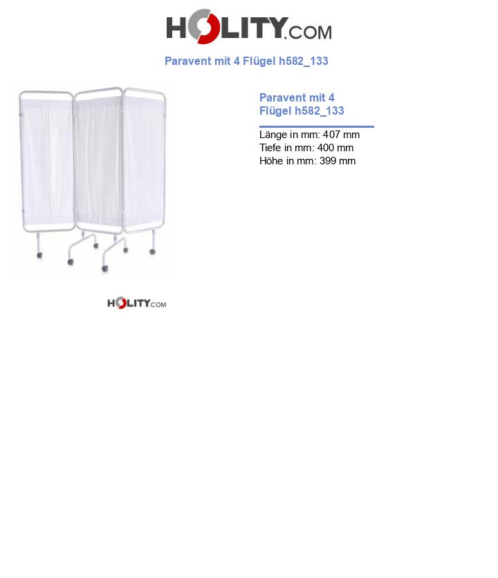 Paravent mit 4 Flügel h582_133