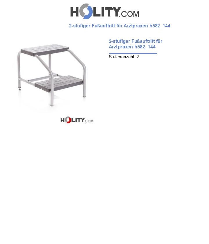 2-stufiger Fußauftritt für Arztpraxen h582_144