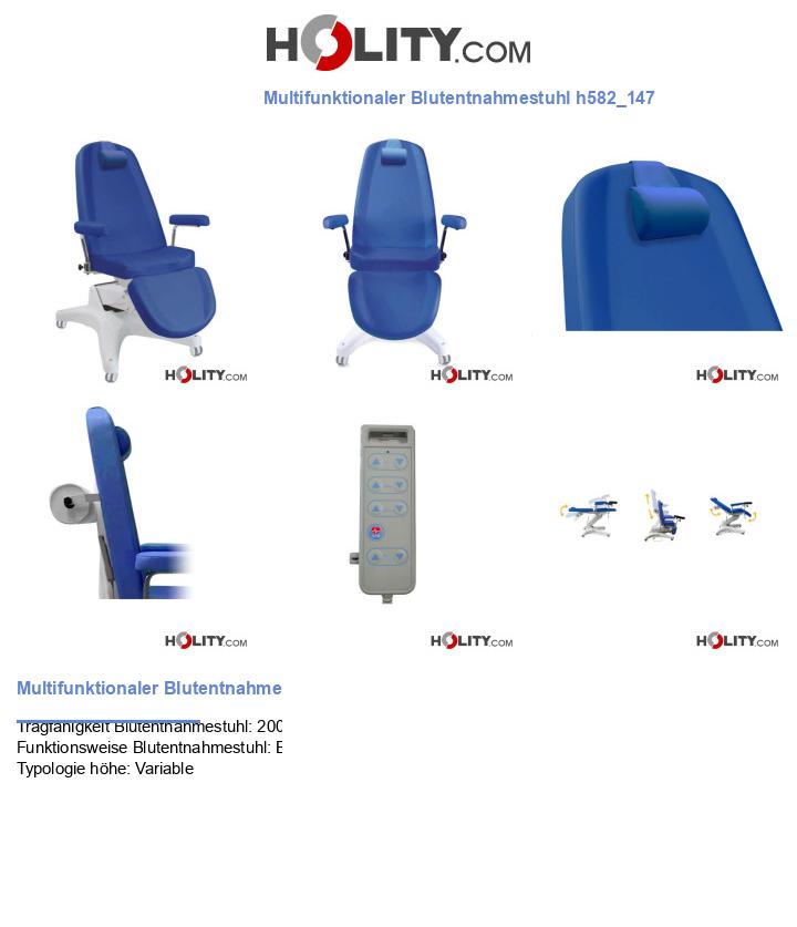 Multifunktionaler Blutentnahmestuhl h582_147