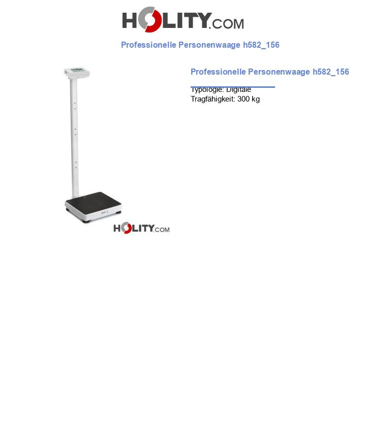Professionelle Personenwaage h582_156
