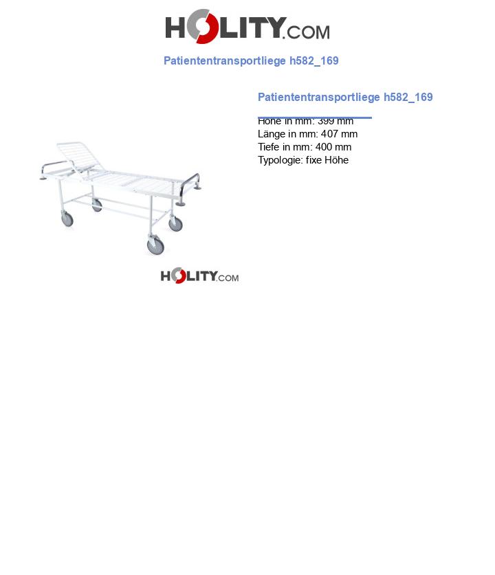 Patiententransportliege h582_169