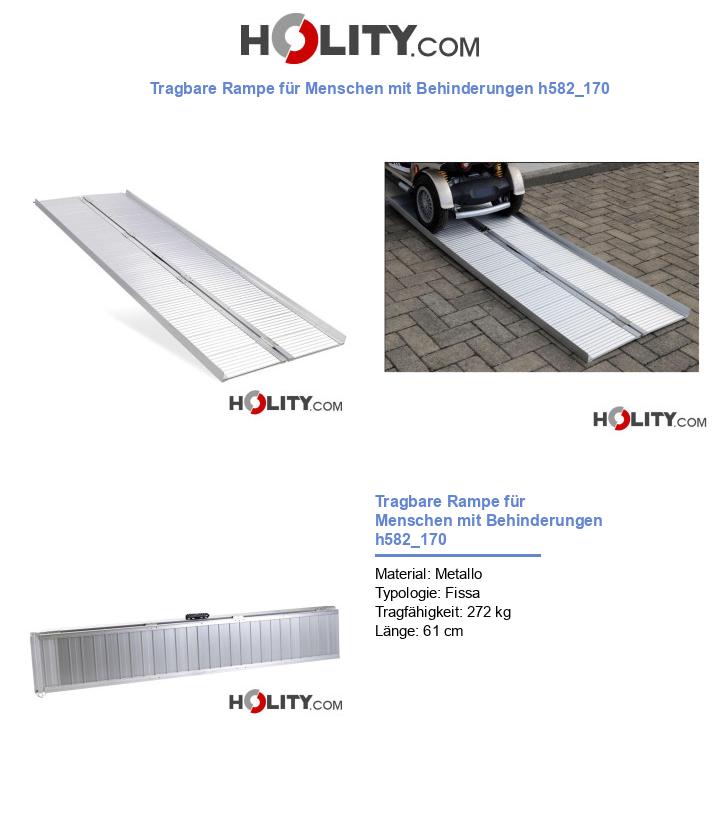Tragbare Rampe für Menschen mit Behinderungen h582_170