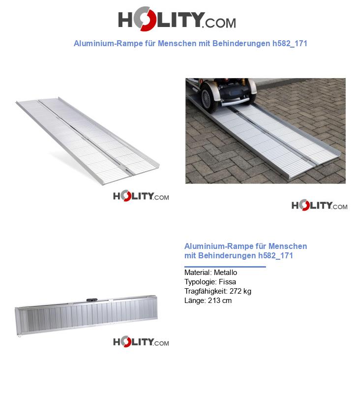 Aluminium-Rampe für Menschen mit Behinderungen h582_171