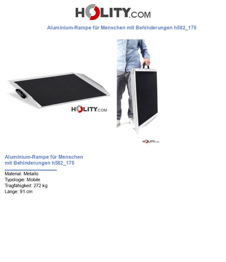 Aluminium-Rampe für Menschen mit Behinderungen h582_175