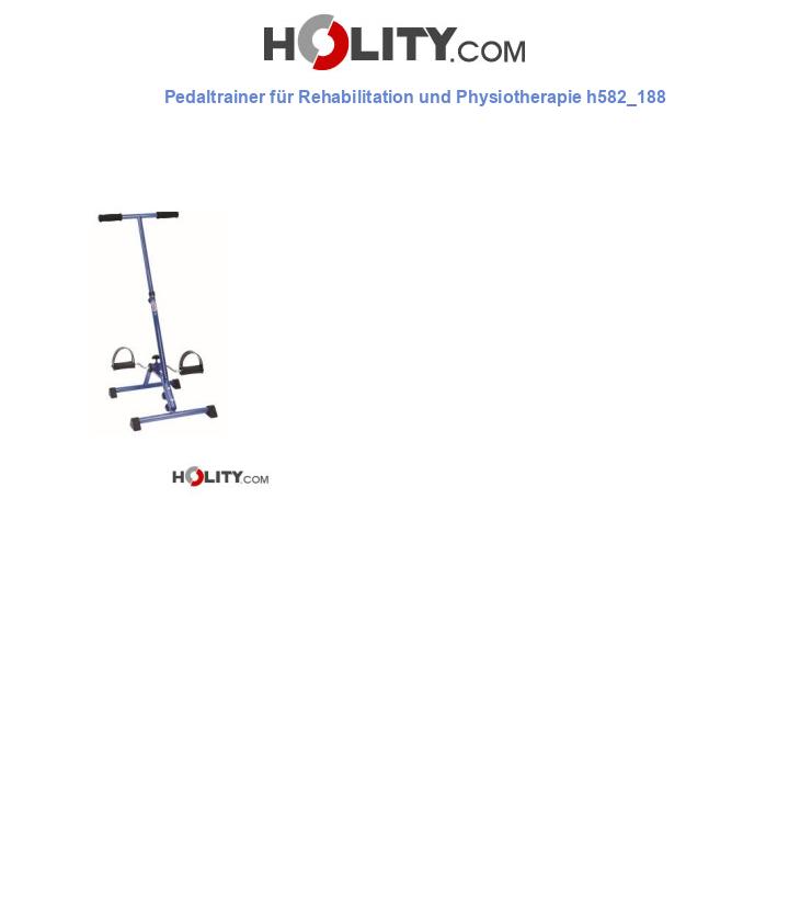 Pedaltrainer für Rehabilitation und Physiotherapie h582_188