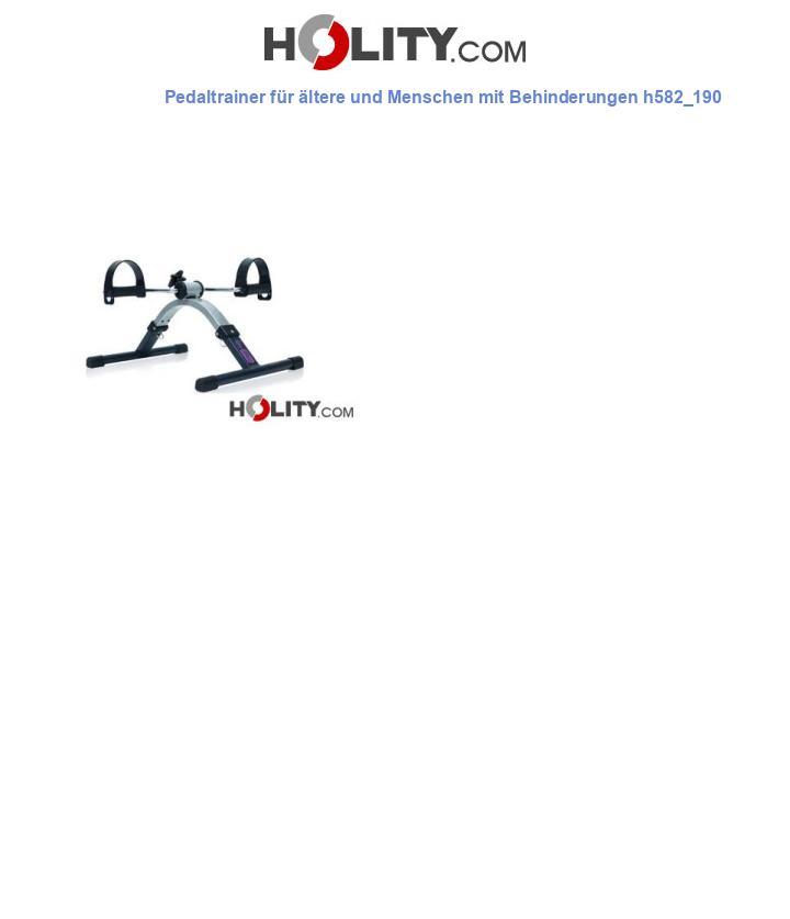 Pedaltrainer für ältere und Menschen mit Behinderungen h582_190