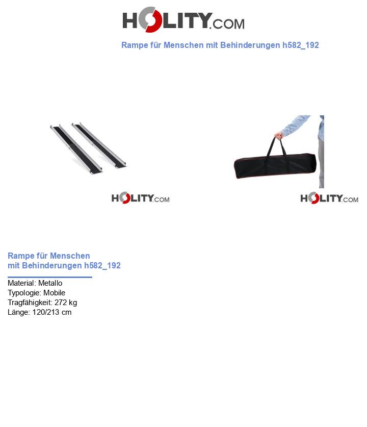 Rampe für Menschen mit Behinderungen h582_192