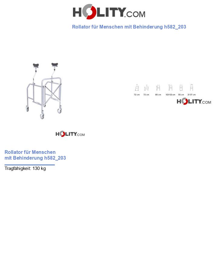 Rollator für Menschen mit Behinderung h582_203