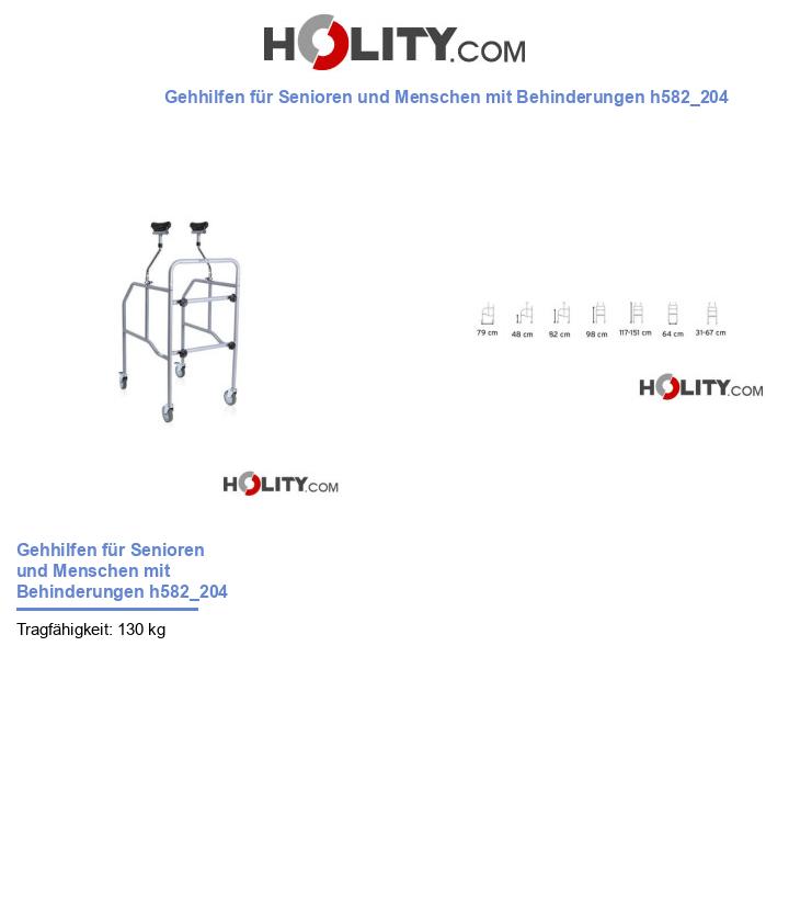 Gehhilfen für Senioren und Menschen mit Behinderungen h582_204