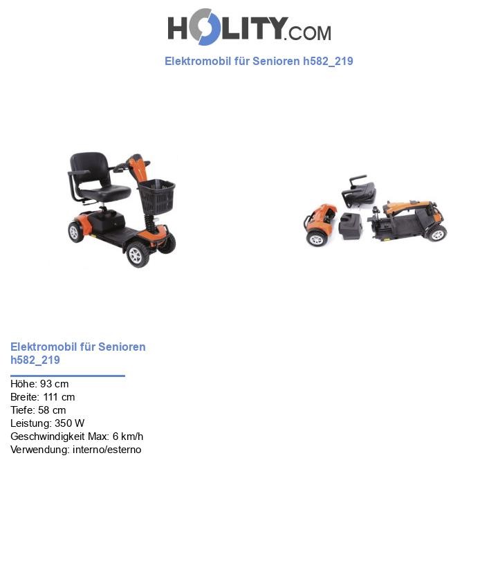Elektromobil für Senioren h582_219