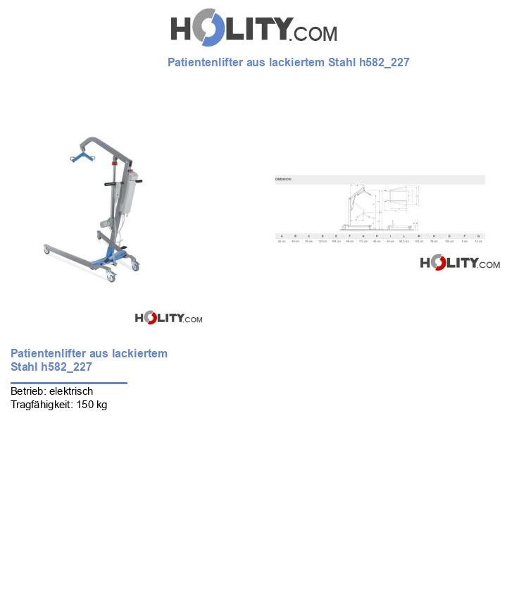 Patientenlifter aus lackiertem Stahl h582_227