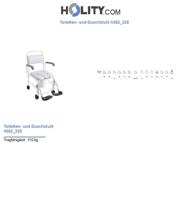 Toiletten- und Duschstuhl h582_228