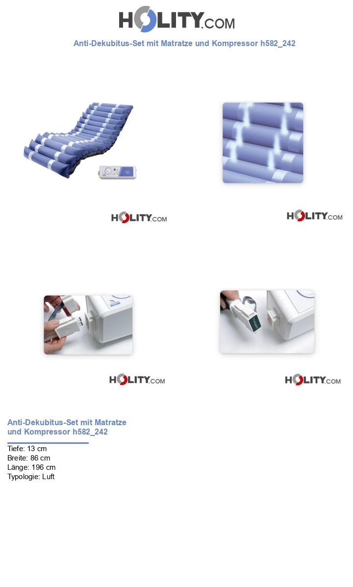 Anti-Dekubitus-Set mit Matratze und Kompressor h582_242