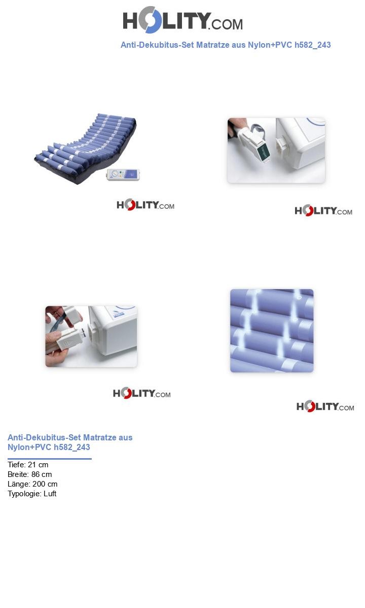 Anti-Dekubitus-Set Matratze aus Nylon+PVC h582_243