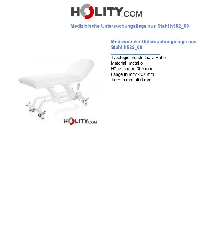 Medizinische Untersuchungsliege aus Stahl h582_68