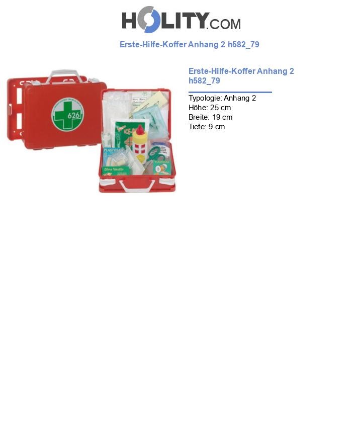 Erste-Hilfe-Koffer Anhang 2 h582_79
