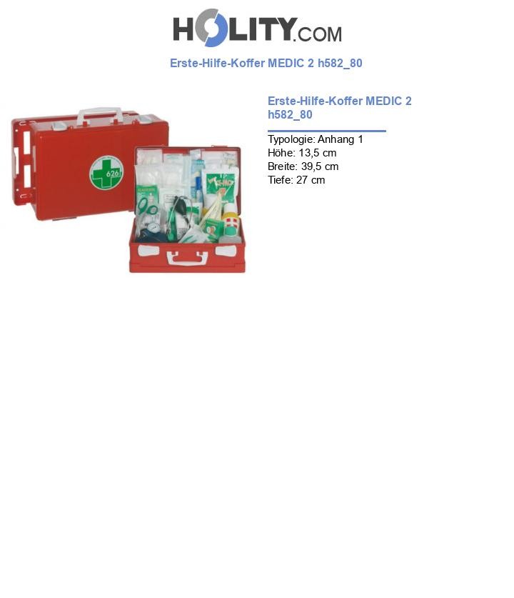 Erste-Hilfe-Koffer MEDIC 2 h582_80