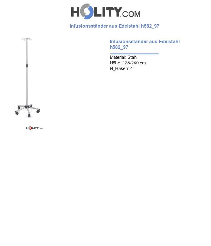Infusionsständer aus Edelstahl h582_97