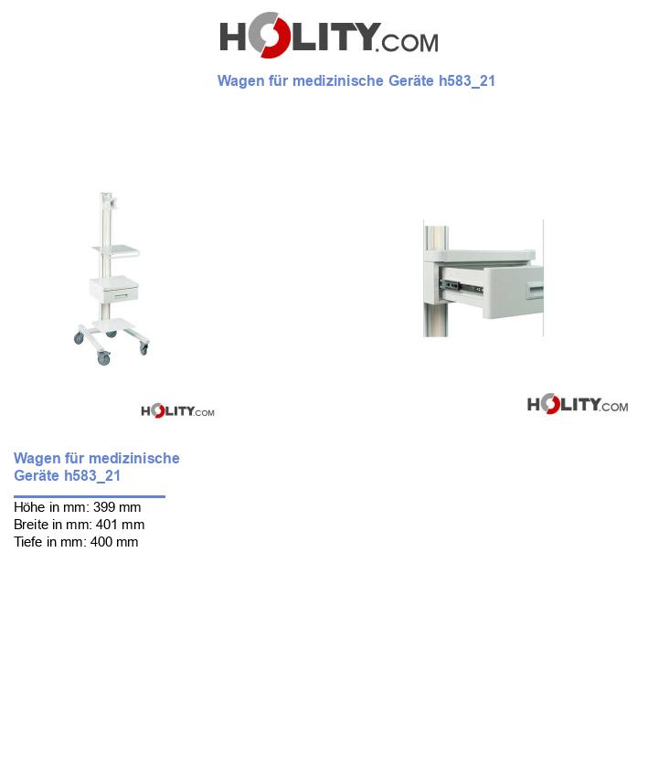 Wagen für medizinische Geräte h583_21