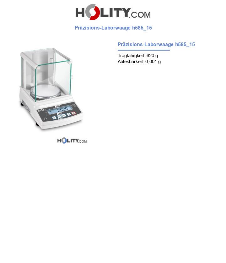 Präzisions-Laborwaage h585_15