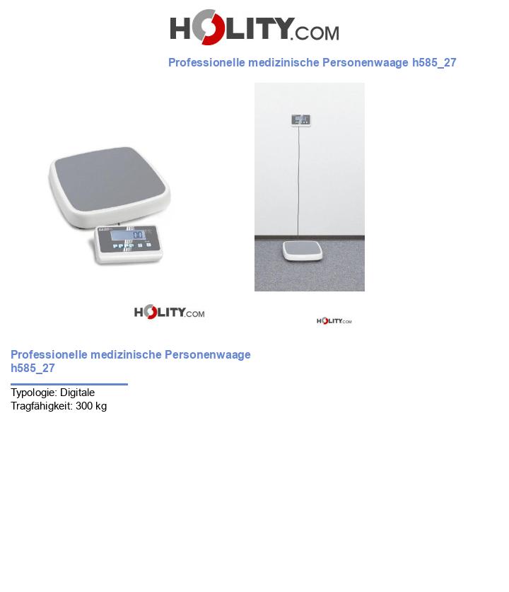 Professionelle medizinische Personenwaage h585_27