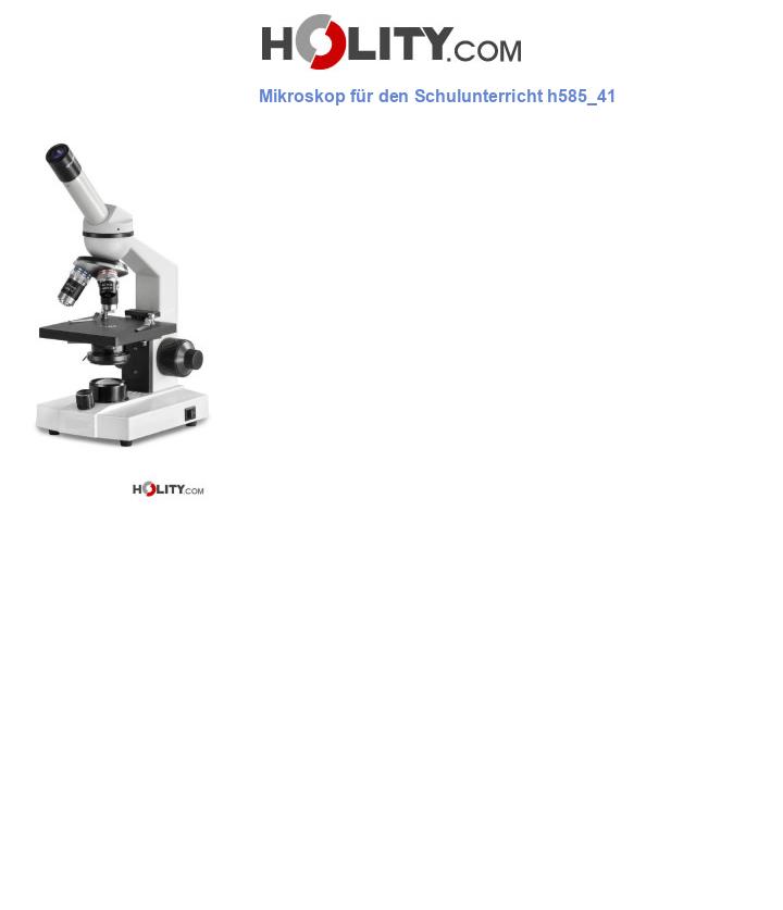 Mikroskop für den Schulunterricht h585_41