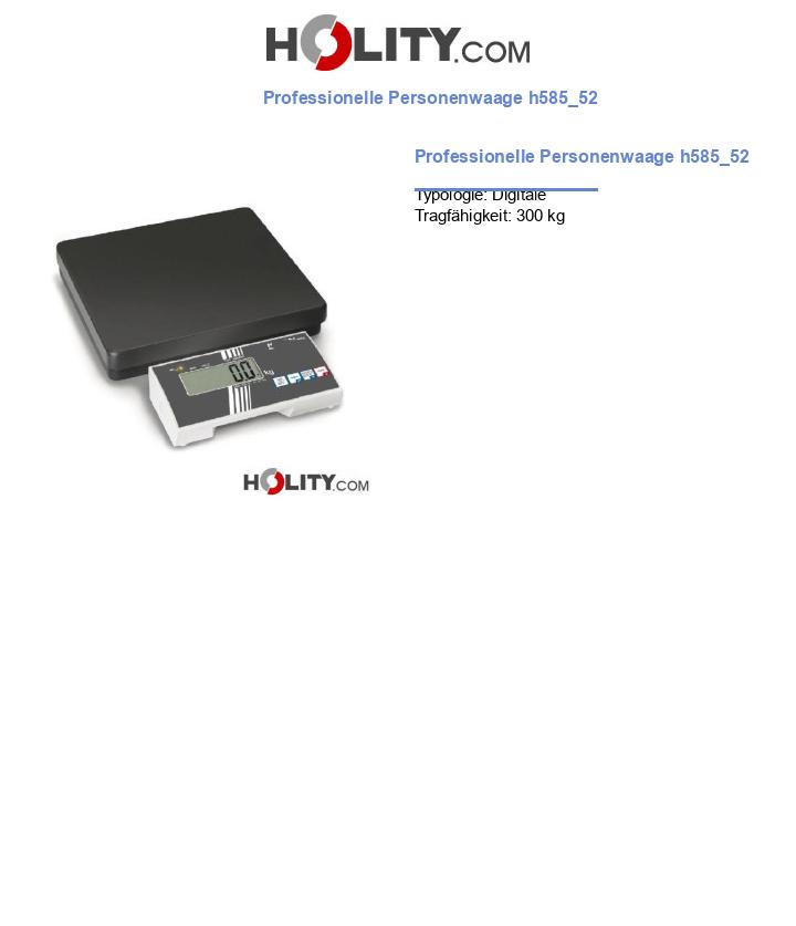 Professionelle Personenwaage h585_52