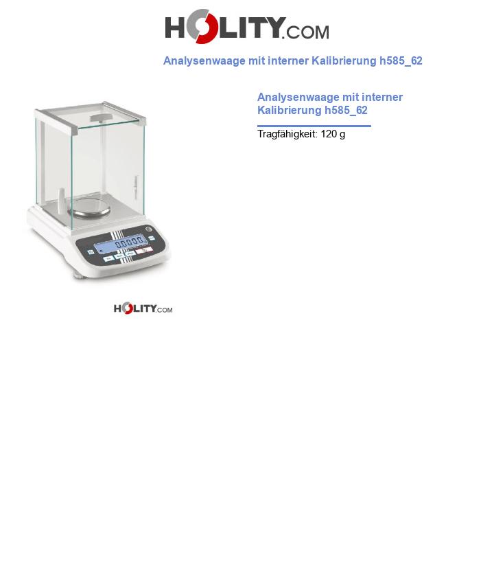 Analysenwaage mit interner Kalibrierung h585_62
