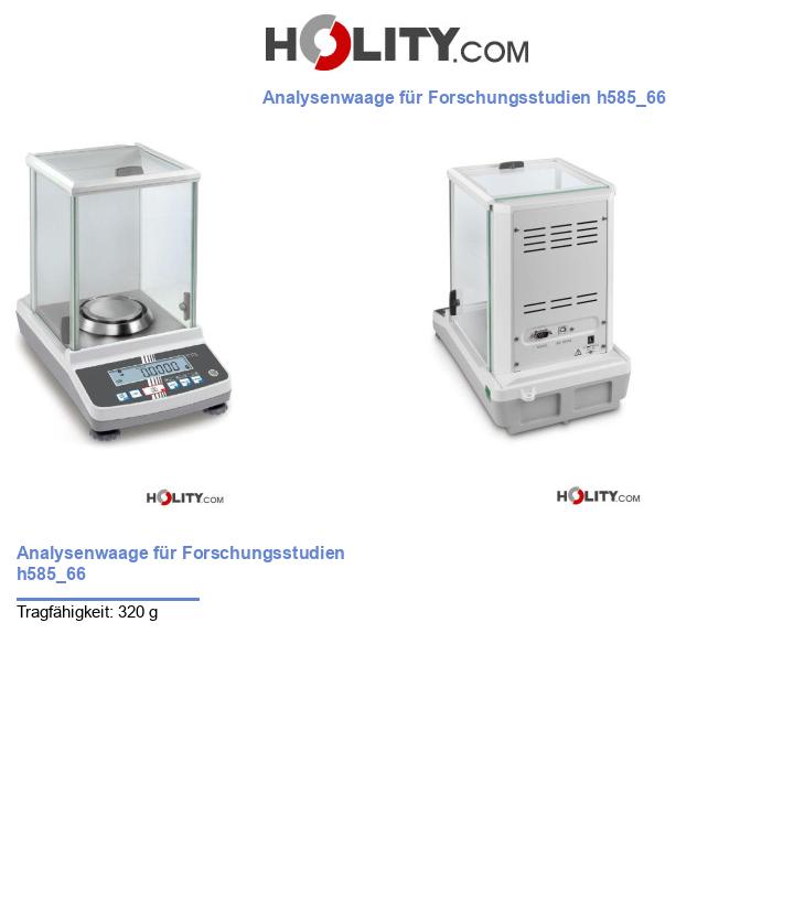 Analysenwaage für Forschungsstudien h585_66