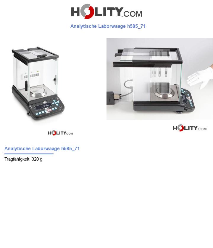 Analytische Laborwaage h585_71