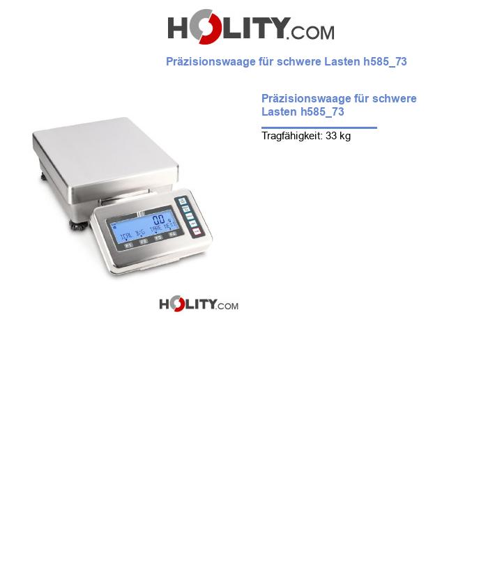 Präzisionswaage für schwere Lasten h585_73
