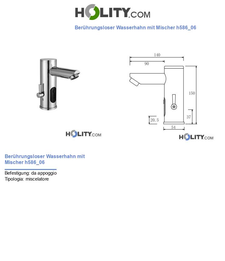 Berührungsloser Wasserhahn mit Mischer h586_06