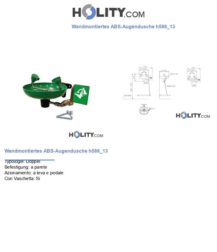 Wandmontiertes ABS-Augendusche h586_13