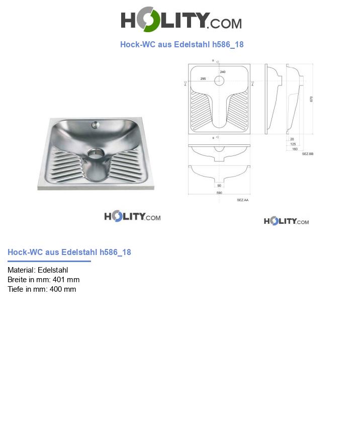 Hock-WC aus Edelstahl h586_18