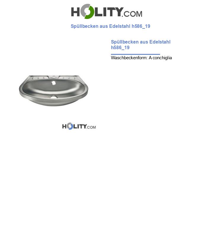 Spüllbecken aus Edelstahl h586_19