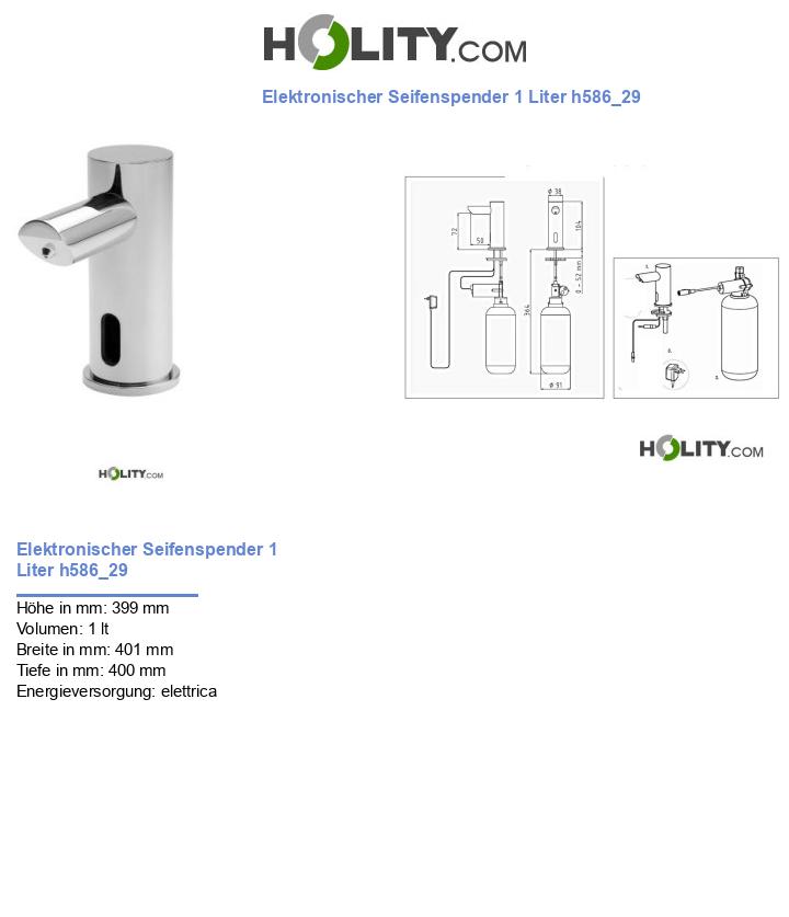 Elektronischer Seifenspender 1 Liter h586_29