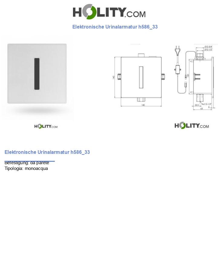 Elektronische Urinalarmatur h586_33